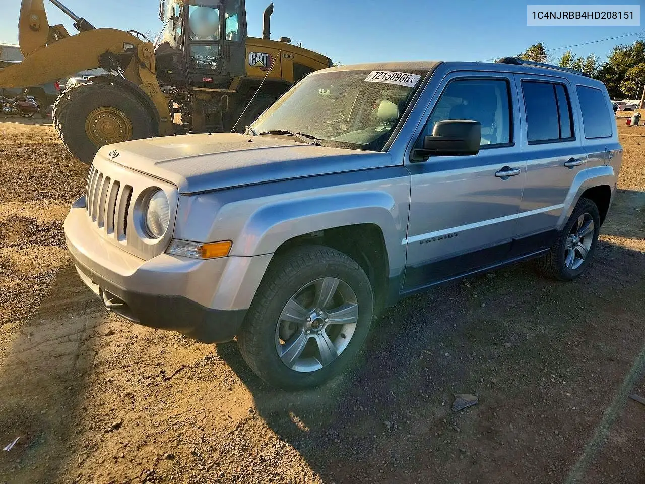 2017 JEEP LIBERTY (PATRIOT) VIN 1C4NJRBB4HD208151 — фото 3