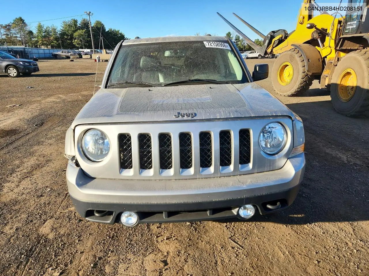 2017 JEEP LIBERTY (PATRIOT) VIN 1C4NJRBB4HD208151 — фото 5