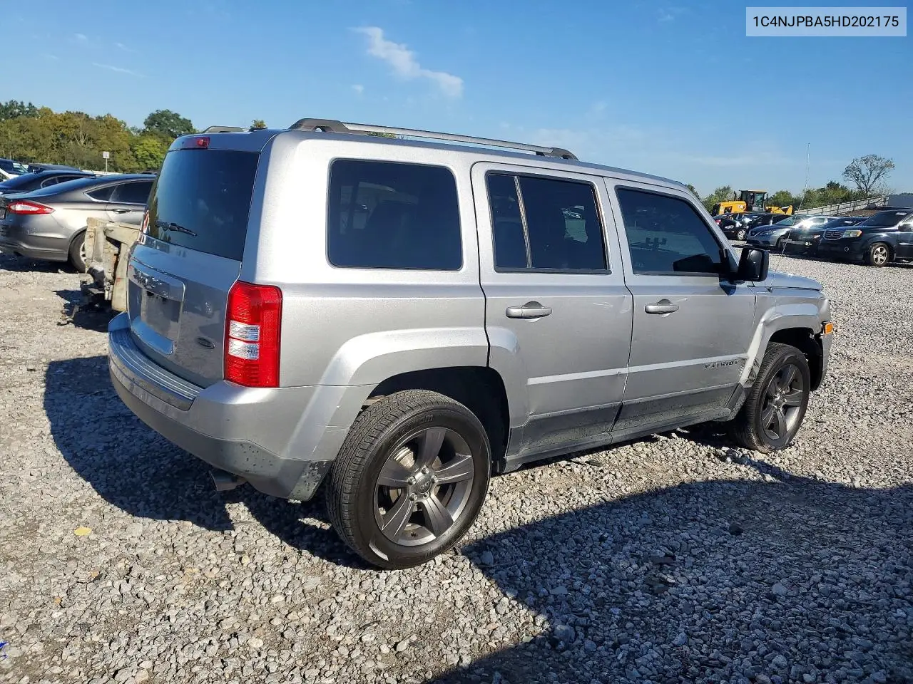 2017 JEEP LIBERTY (PATRIOT) VIN 1C4NJPBA5HD202175 — фото 3