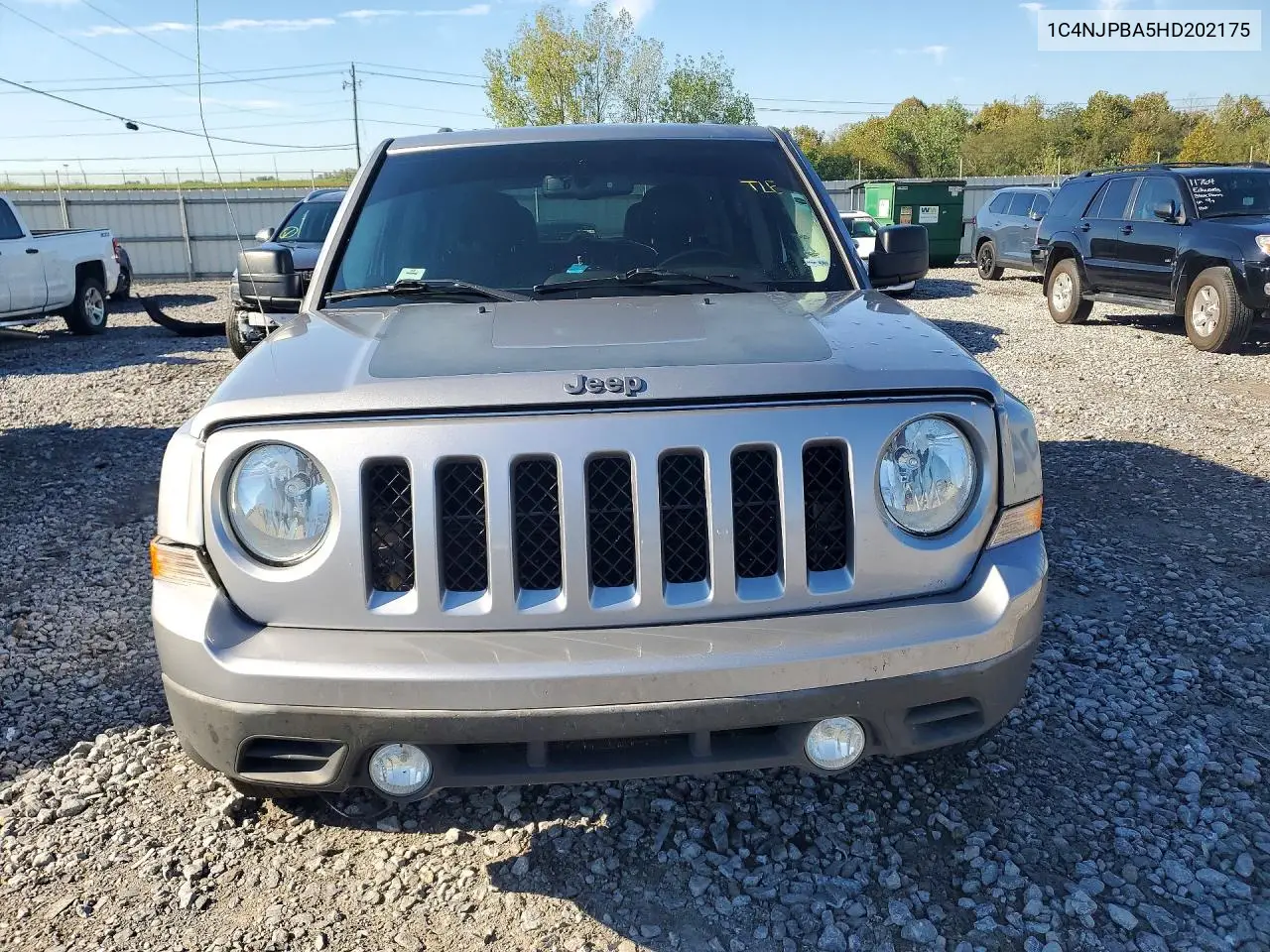2017 JEEP LIBERTY (PATRIOT) VIN 1C4NJPBA5HD202175 — фото 5