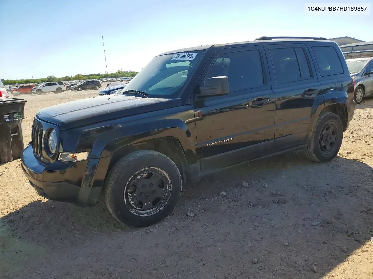 JEEP LIBERTY (PATRIOT) 2017, VIN 1C4NJPBB7HD189857