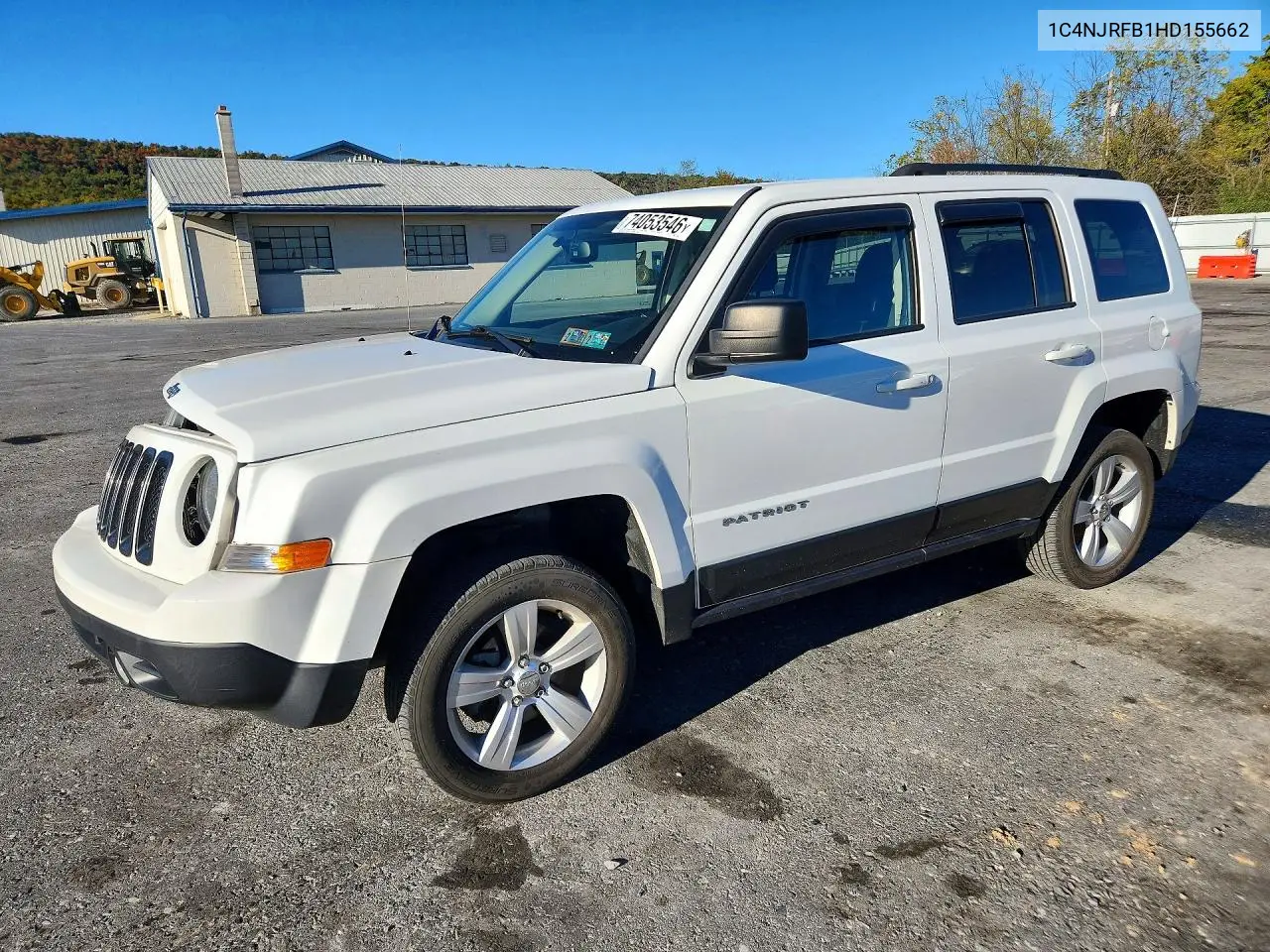 JEEP LIBERTY (PATRIOT) 2017, VIN 1C4NJRFB1HD155662