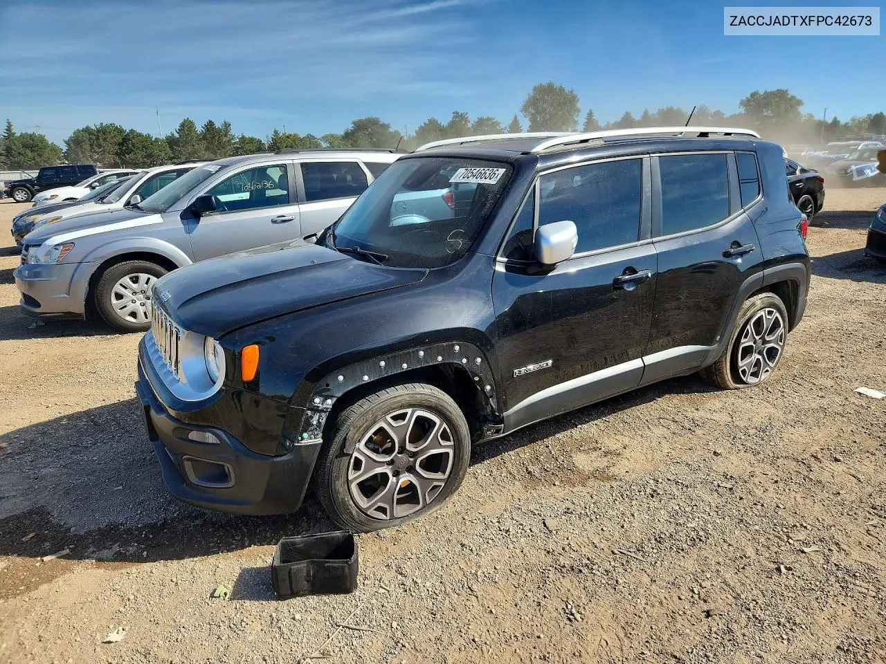 JEEP RENEGADE 2015, VIN ZACCJADTXFPC42673
