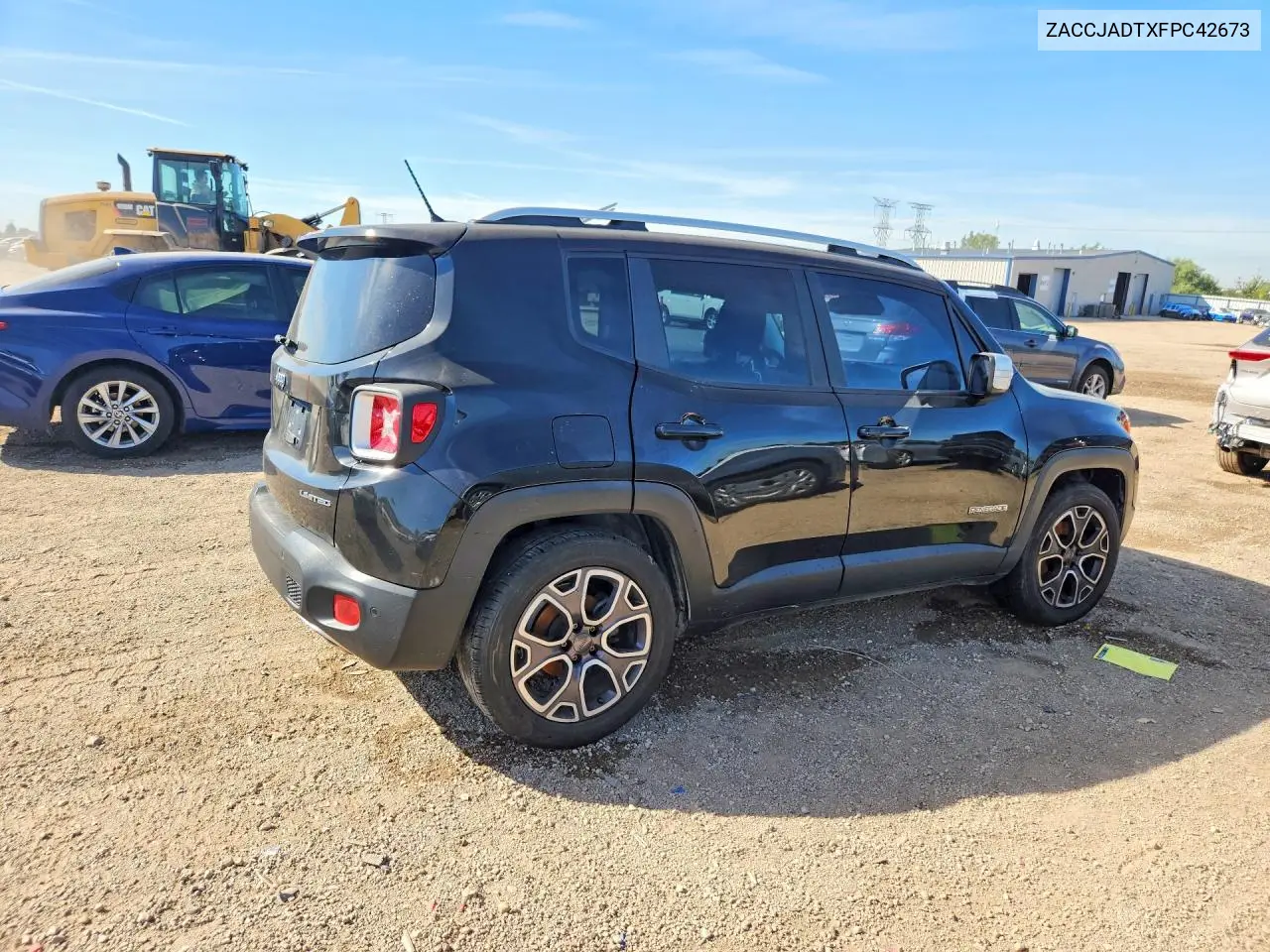 2015 JEEP RENEGADE VIN ZACCJADTXFPC42673 — фото 3