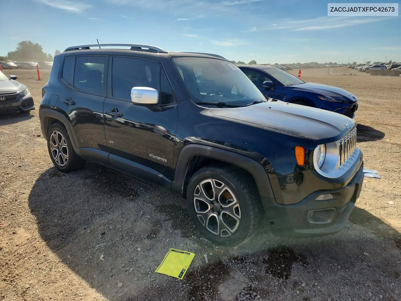 2015 JEEP RENEGADE VIN ZACCJADTXFPC42673 — фото 4