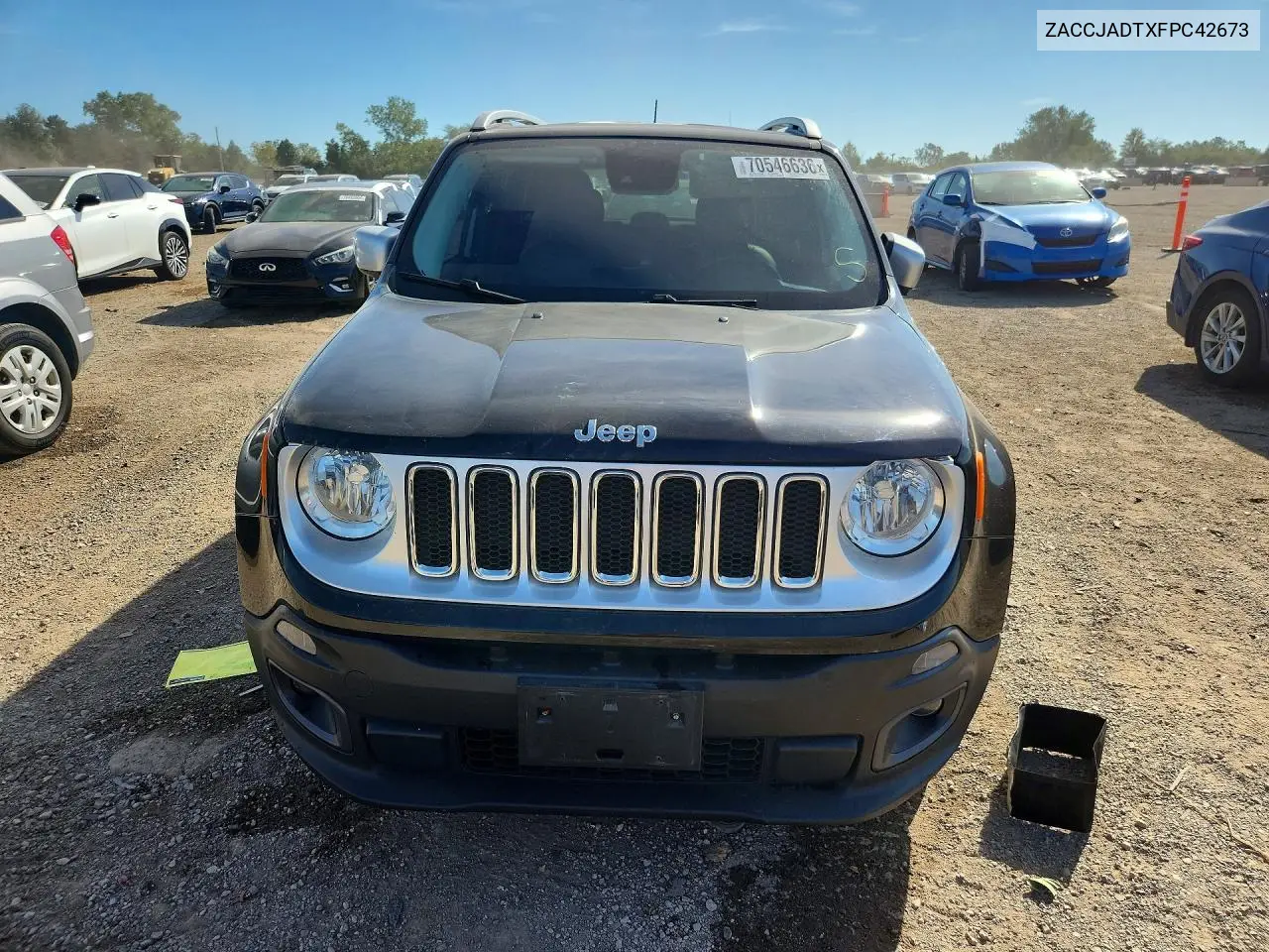 2015 JEEP RENEGADE VIN ZACCJADTXFPC42673 — фото 5