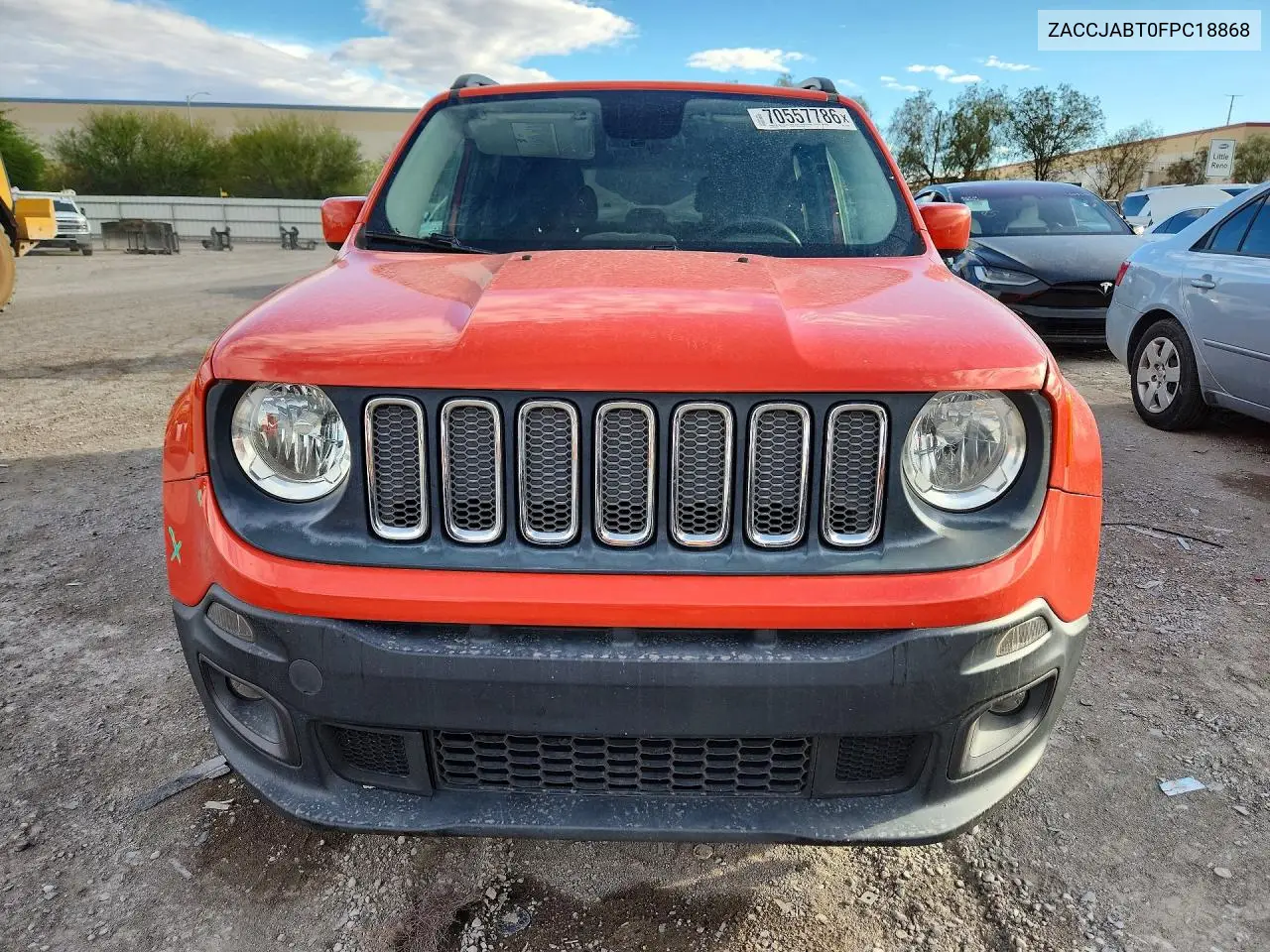 2015 JEEP RENEGADE VIN ZACCJABT0FPC18868 — фото 5