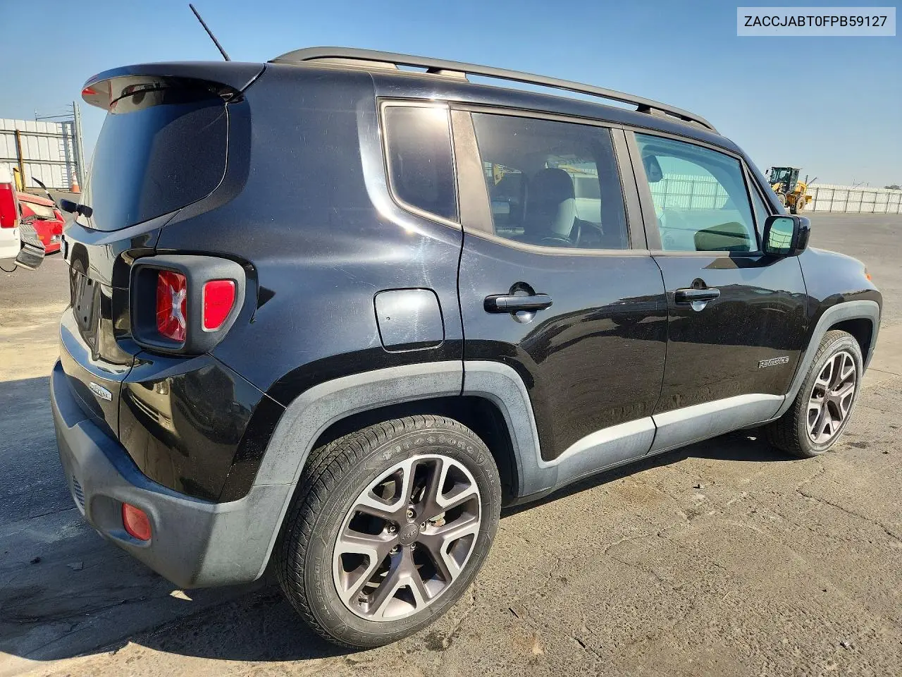 2015 JEEP RENEGADE VIN ZACCJABT0FPB59127 — фото 3