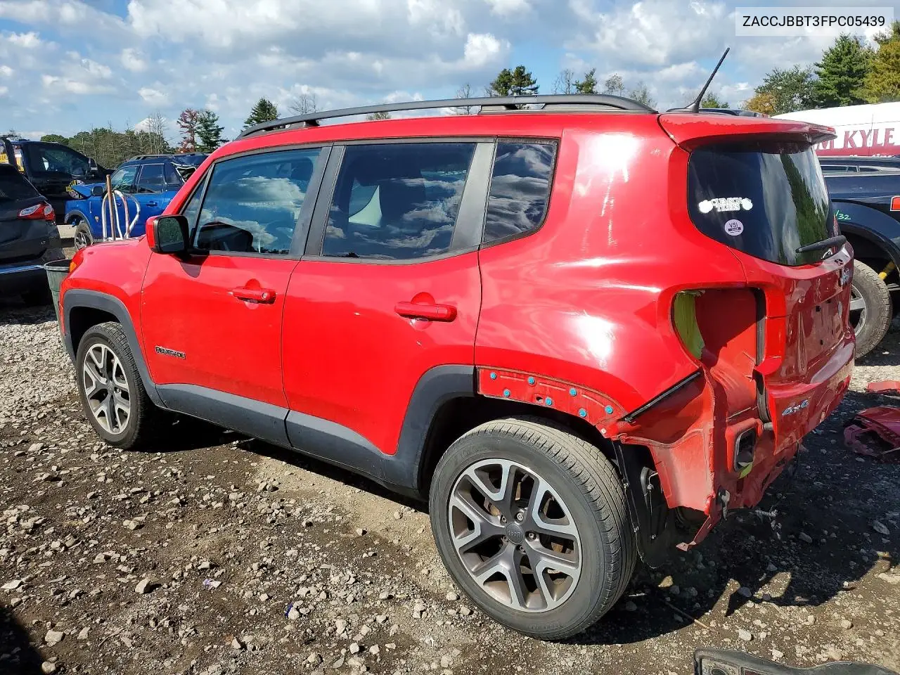 2015 JEEP RENEGADE VIN ZACCJBBT3FPC05439 — фото 2