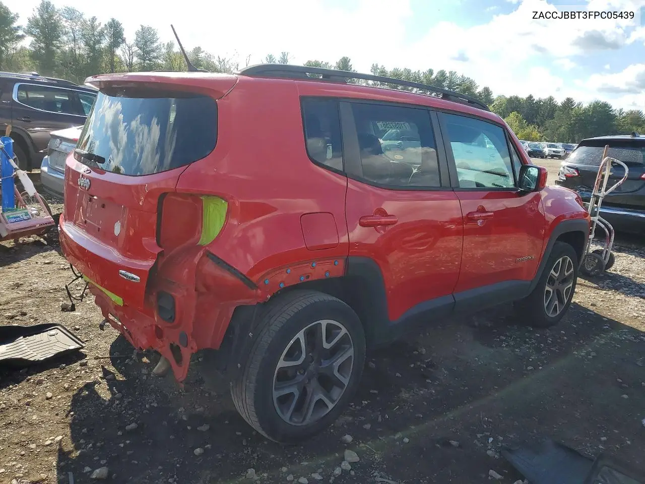 2015 JEEP RENEGADE VIN ZACCJBBT3FPC05439 — фото 3