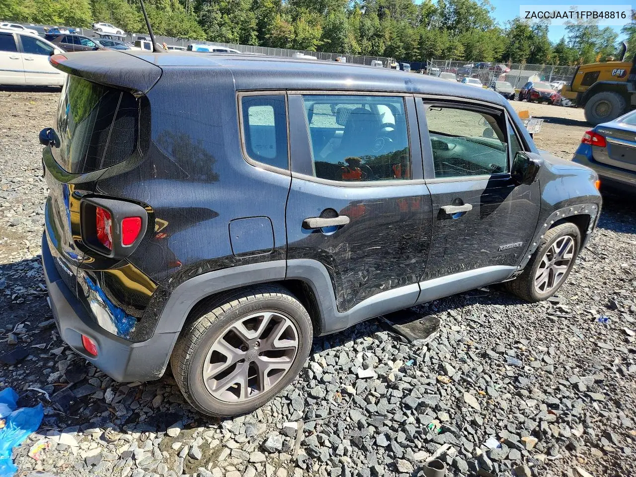 2015 JEEP RENEGADE VIN ZACCJAAT1FPB48816 — фото 3
