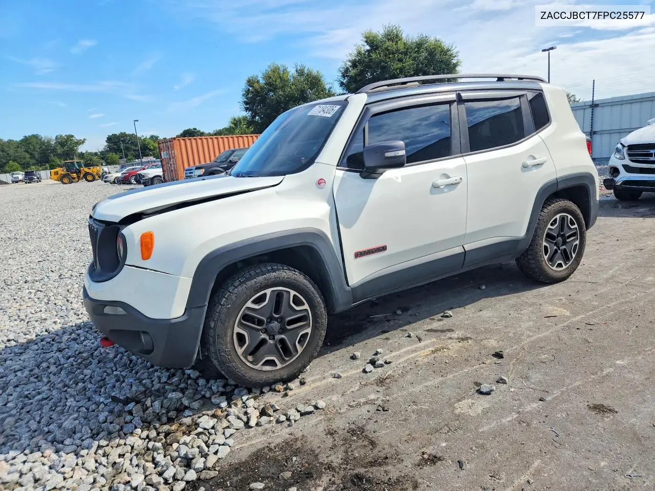 JEEP RENEGADE 2015, VIN ZACCJBCT7FPC25577