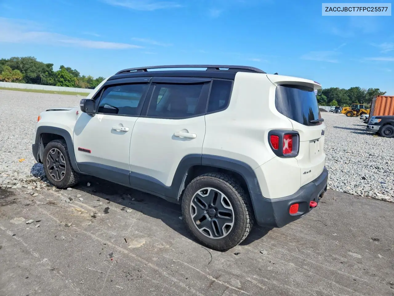 2015 JEEP RENEGADE VIN ZACCJBCT7FPC25577 — фото 2