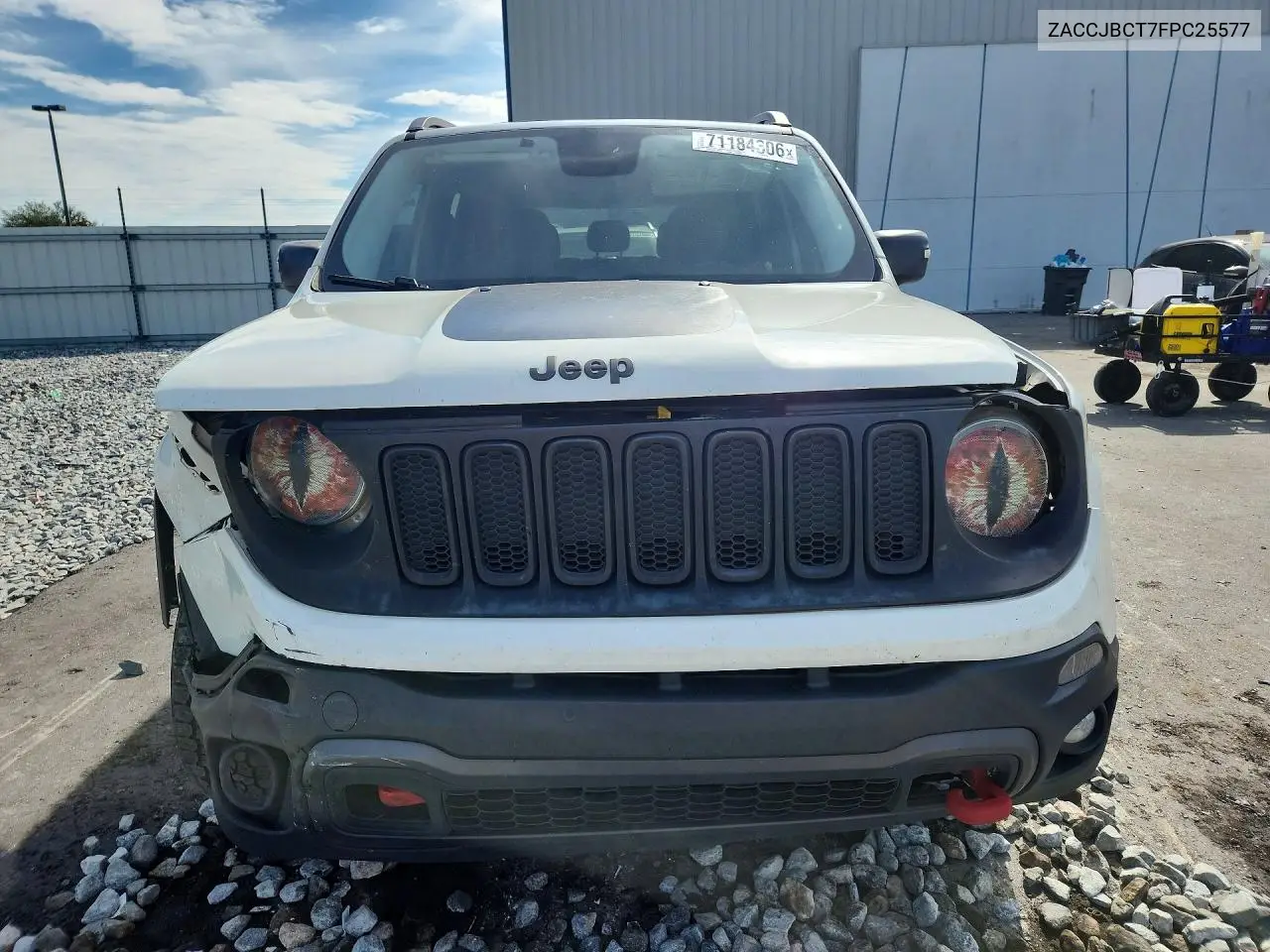 2015 JEEP RENEGADE VIN ZACCJBCT7FPC25577 — фото 5