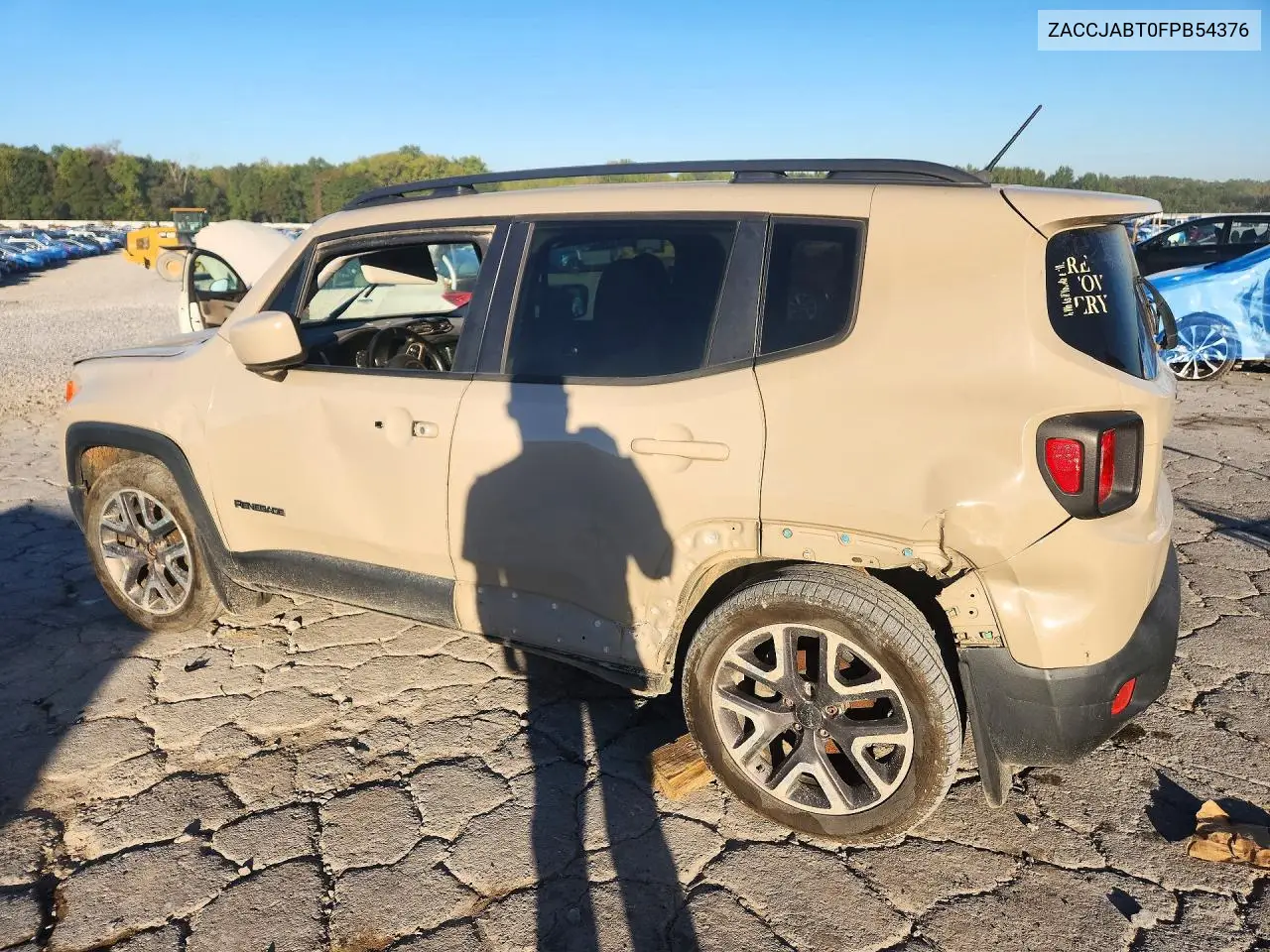 2015 JEEP RENEGADE VIN ZACCJABT0FPB54376 — фото 2