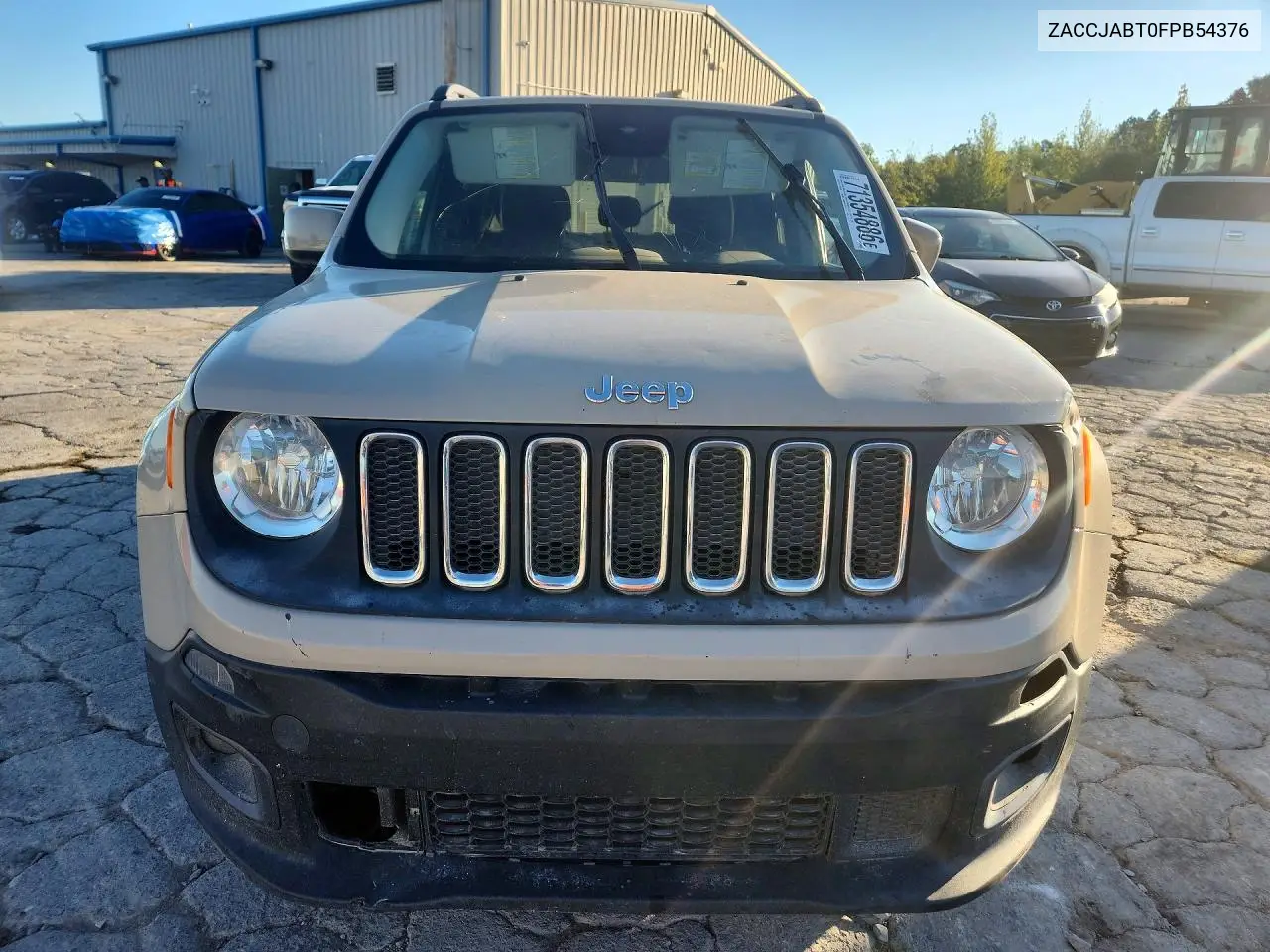 2015 JEEP RENEGADE VIN ZACCJABT0FPB54376 — фото 5