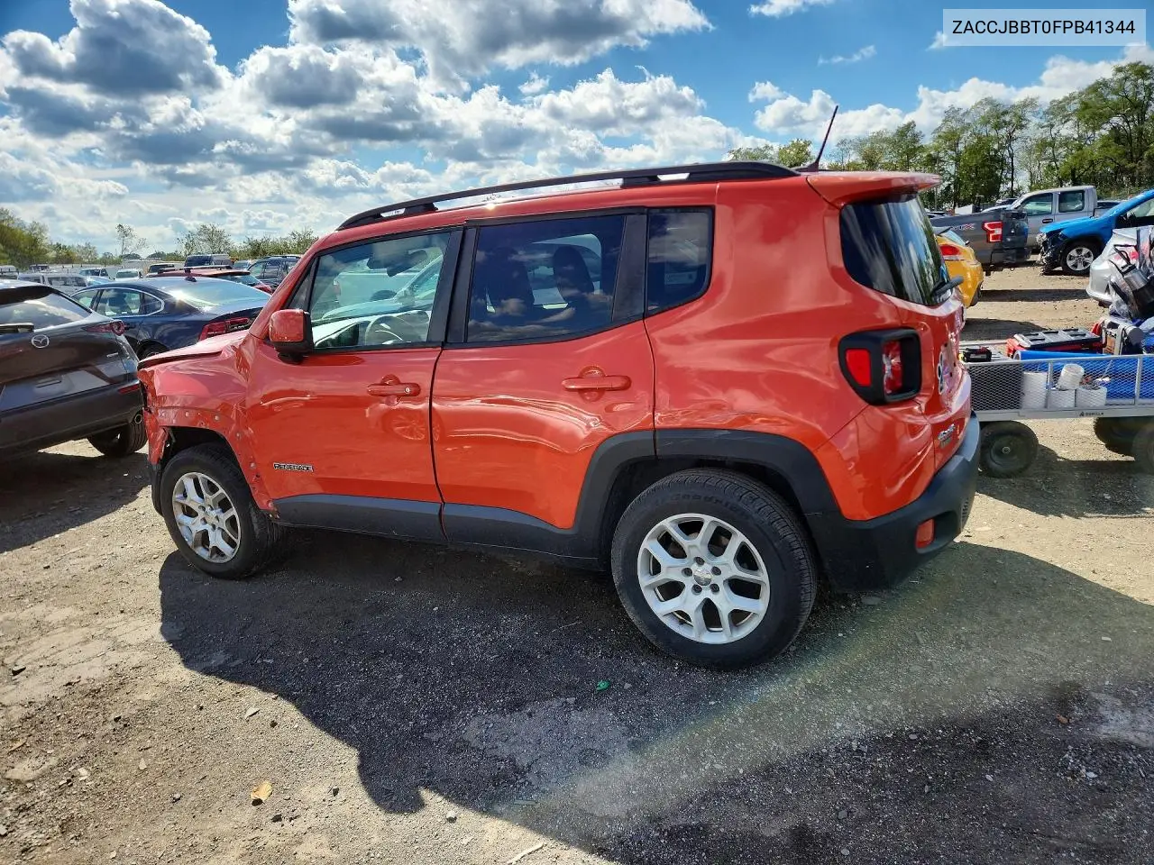 2015 JEEP RENEGADE VIN ZACCJBBT0FPB41344 — фото 2