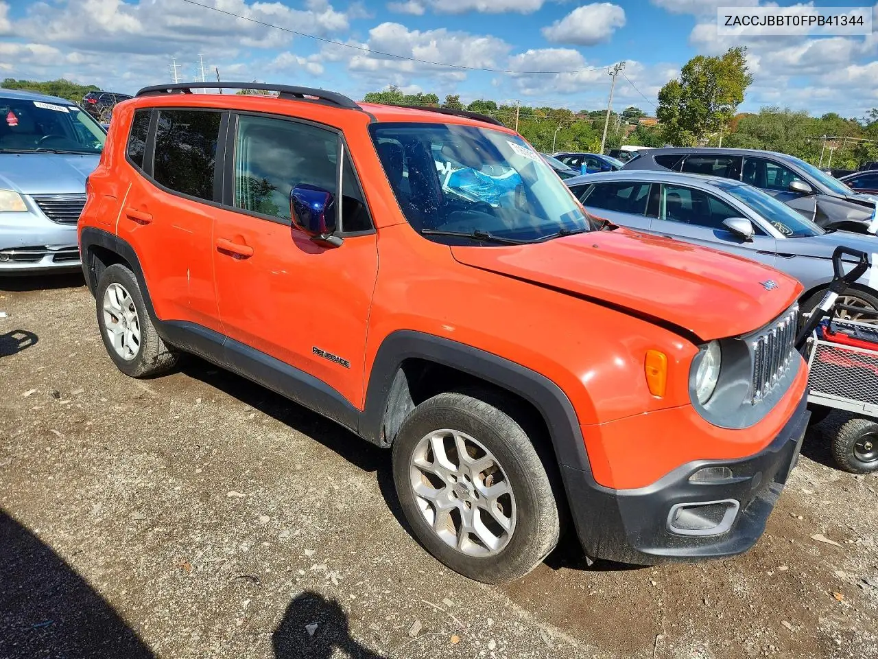 2015 JEEP RENEGADE VIN ZACCJBBT0FPB41344 — фото 4