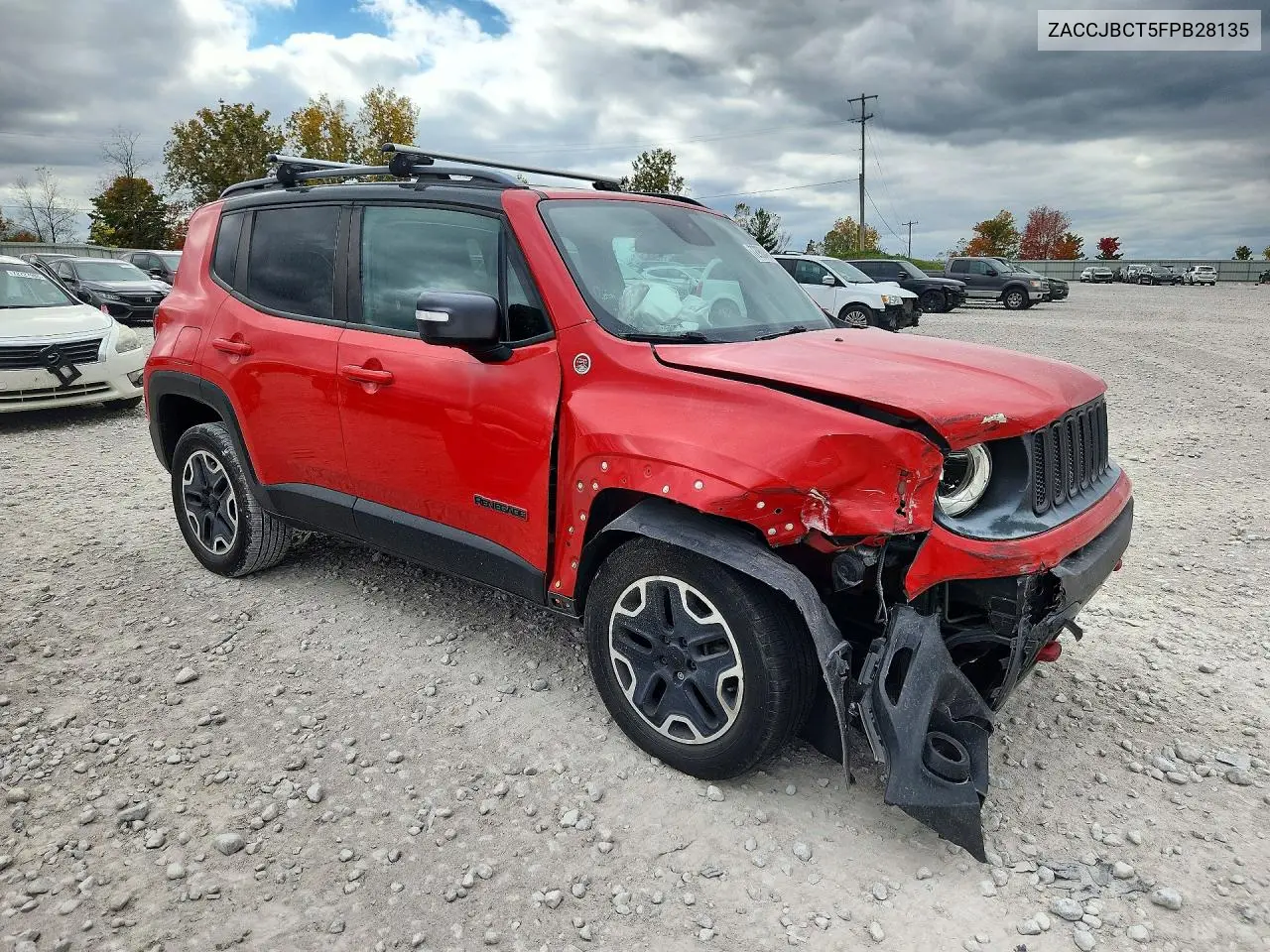 2015 JEEP RENEGADE VIN ZACCJBCT5FPB28135 — фото 4