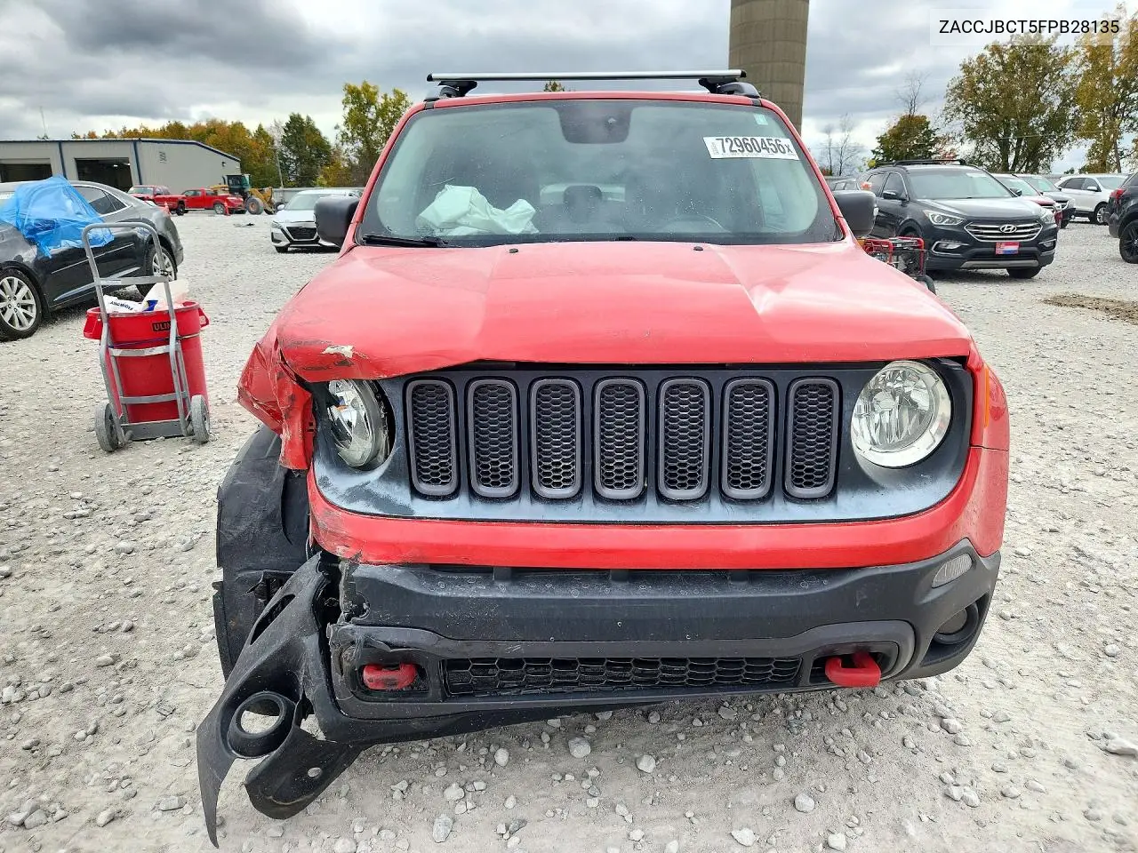 2015 JEEP RENEGADE VIN ZACCJBCT5FPB28135 — фото 5