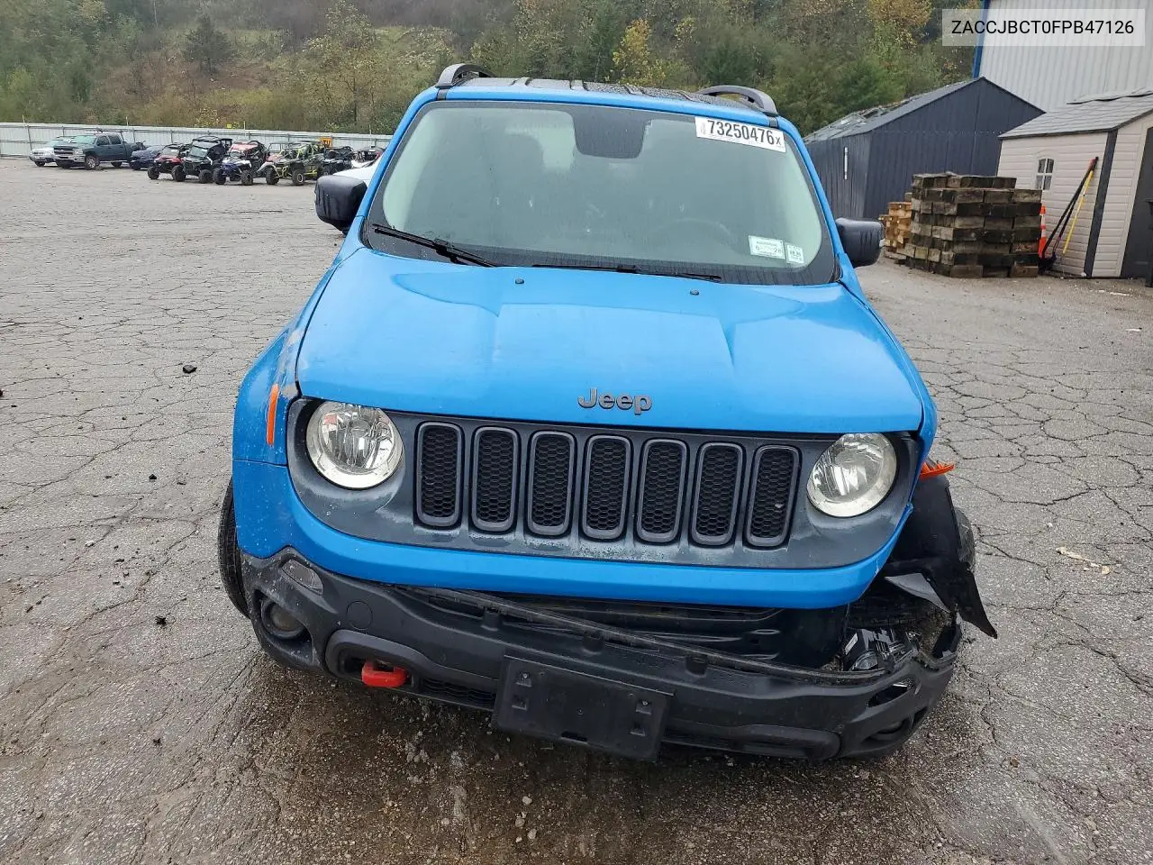 2015 JEEP RENEGADE VIN ZACCJBCT0FPB47126 — фото 5