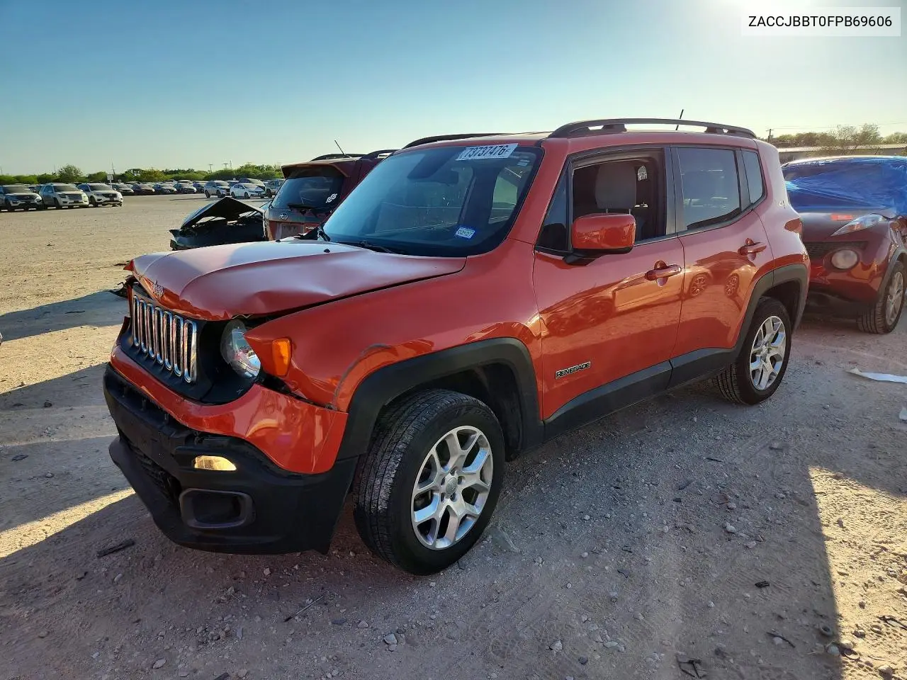 JEEP RENEGADE 2015, VIN ZACCJBBT0FPB69606