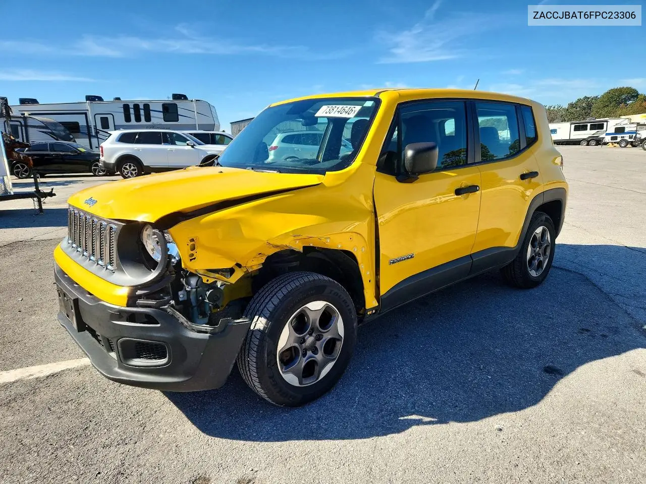 JEEP RENEGADE 2015, VIN ZACCJBAT6FPC23306