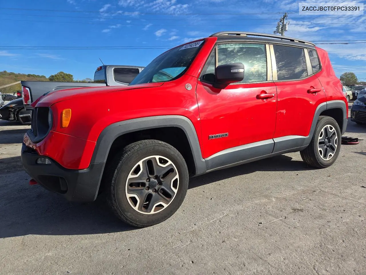 JEEP RENEGADE 2015, VIN ZACCJBCT0FPC33391