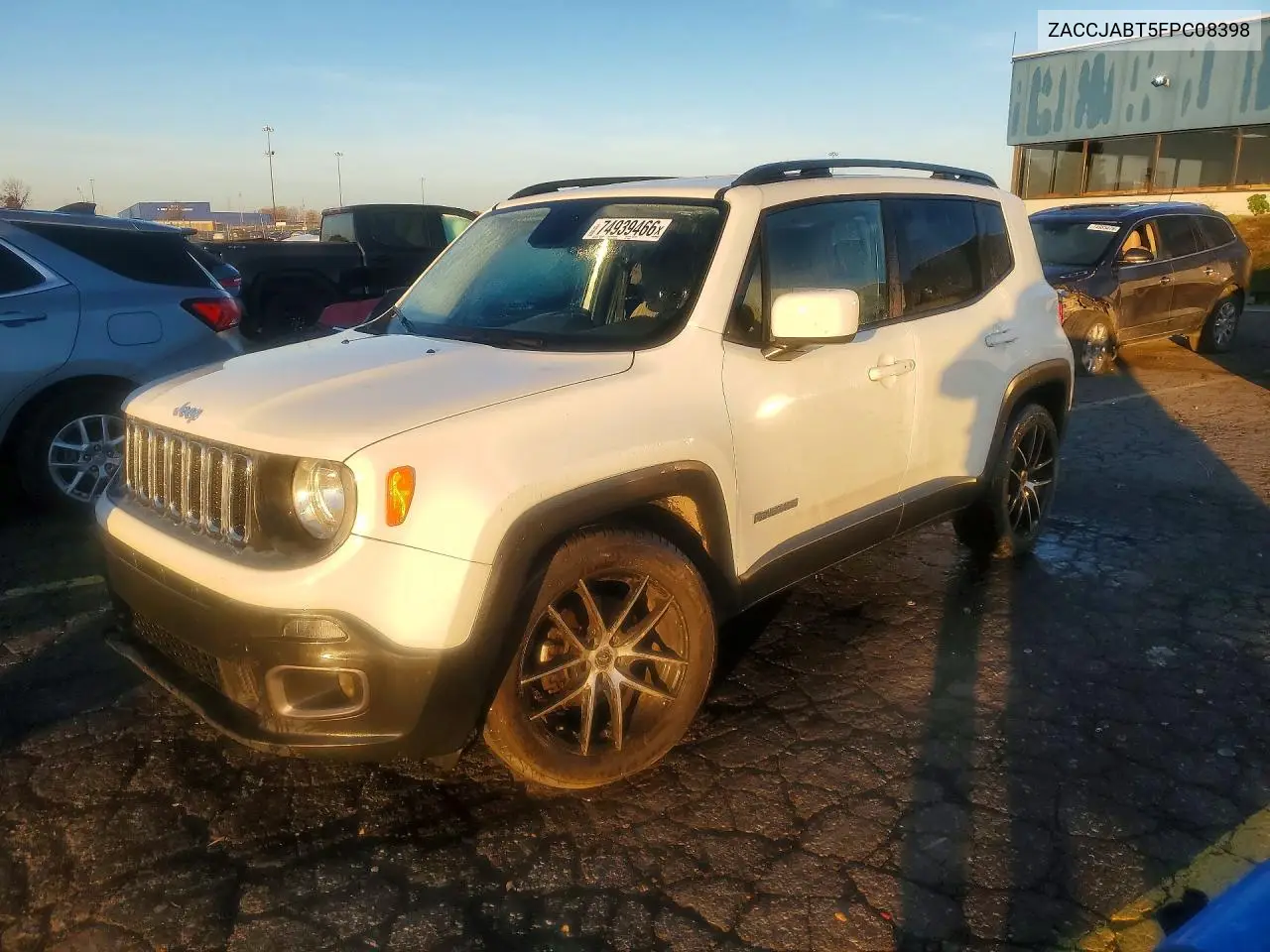 JEEP RENEGADE 2015, VIN ZACCJABT5FPC08398