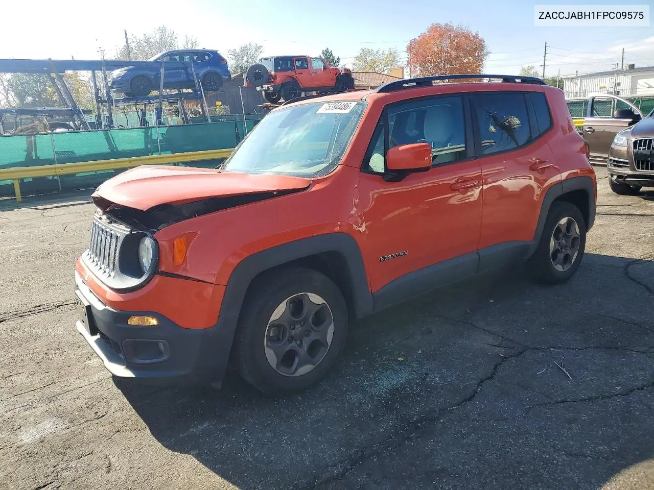 JEEP RENEGADE 2015, VIN ZACCJABH1FPC09575