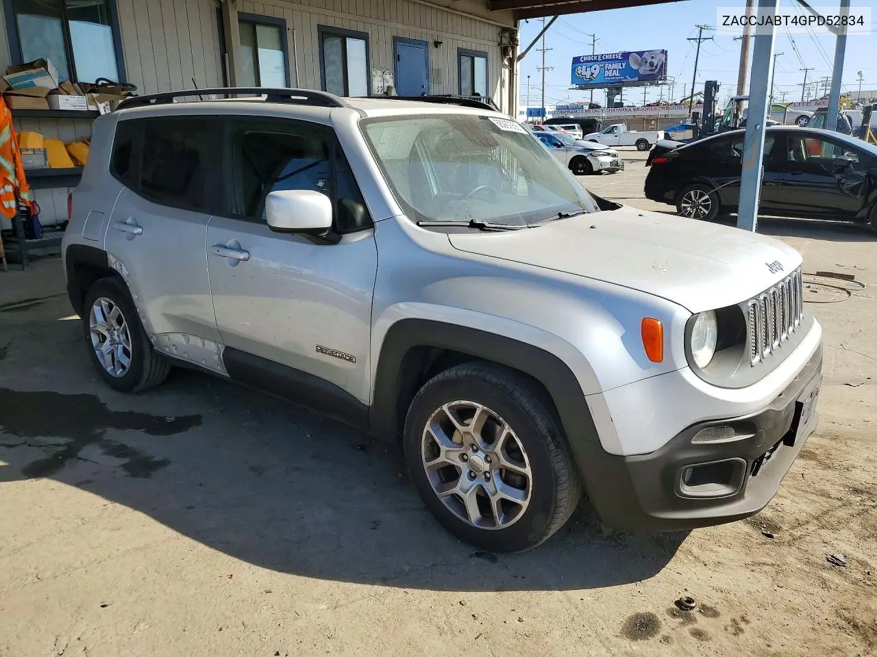 JEEP RENEGADE 2016, VIN ZACCJABT4GPD52834