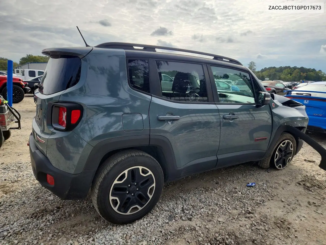 2016 JEEP RENEGADE VIN ZACCJBCT1GPD17673 — фото 3