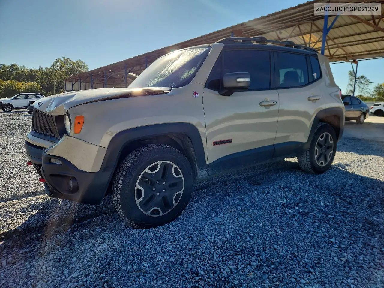 JEEP RENEGADE 2016, VIN ZACCJBCT1GPD21299