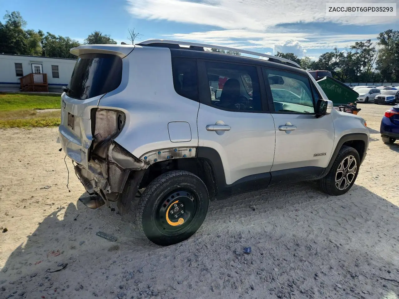 2016 JEEP RENEGADE VIN ZACCJBDT6GPD35293 — фото 3