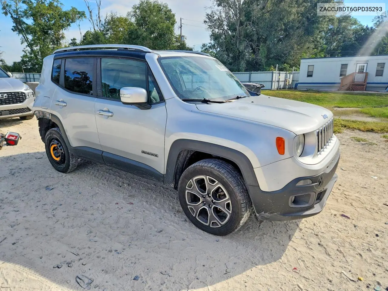 2016 JEEP RENEGADE VIN ZACCJBDT6GPD35293 — фото 4