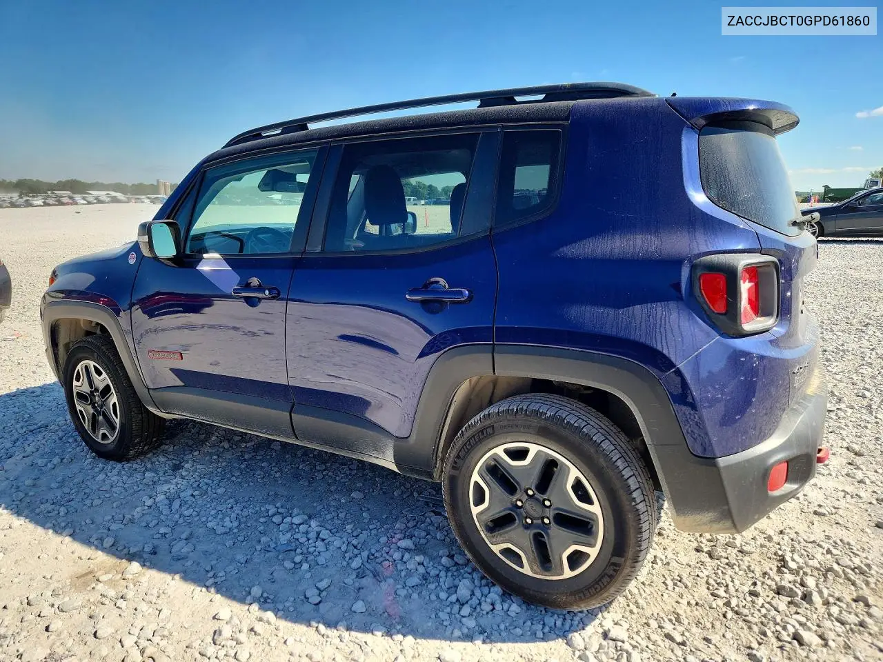 2016 JEEP RENEGADE VIN ZACCJBCT0GPD61860 — фото 2