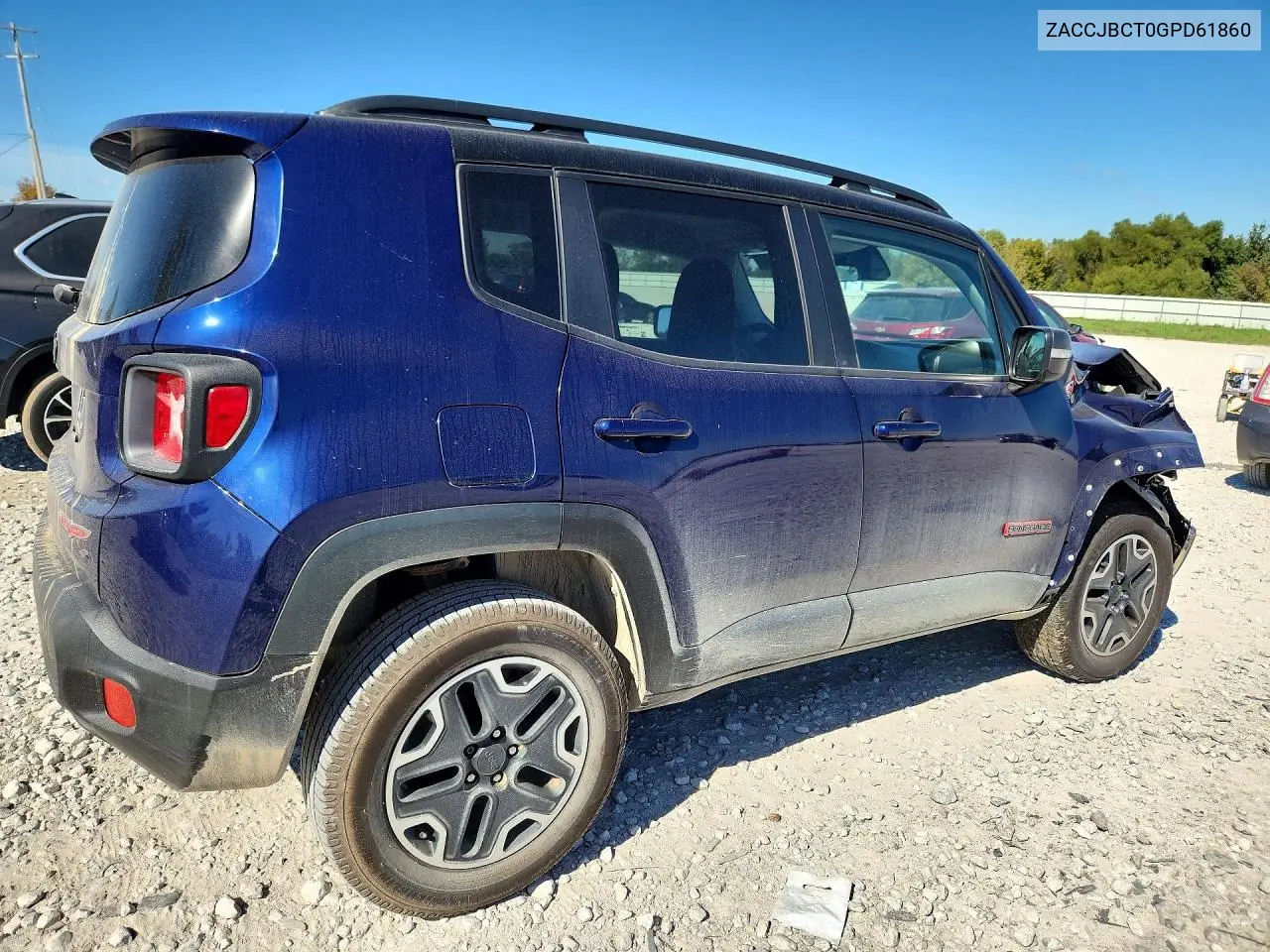 2016 JEEP RENEGADE VIN ZACCJBCT0GPD61860 — фото 3