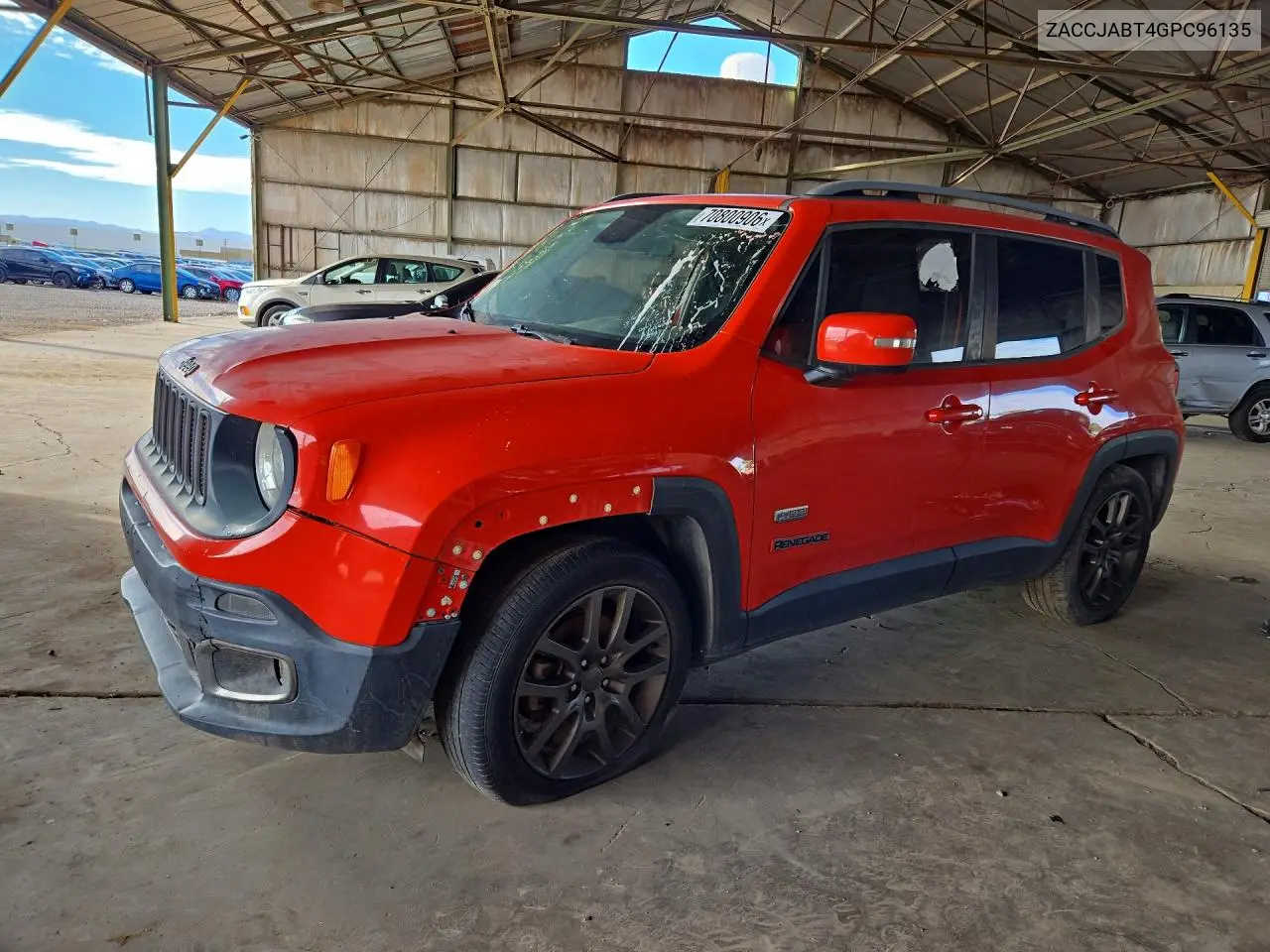 JEEP RENEGADE 2016, VIN ZACCJABT4GPC96135