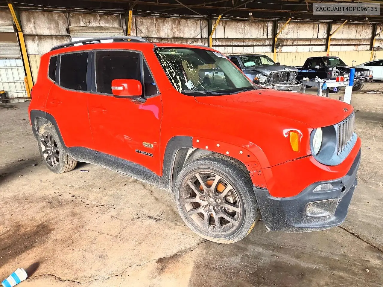 2016 JEEP RENEGADE VIN ZACCJABT4GPC96135 — фото 4