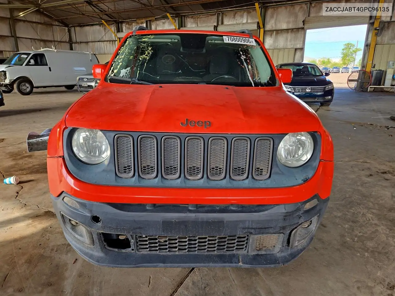 2016 JEEP RENEGADE VIN ZACCJABT4GPC96135 — фото 5
