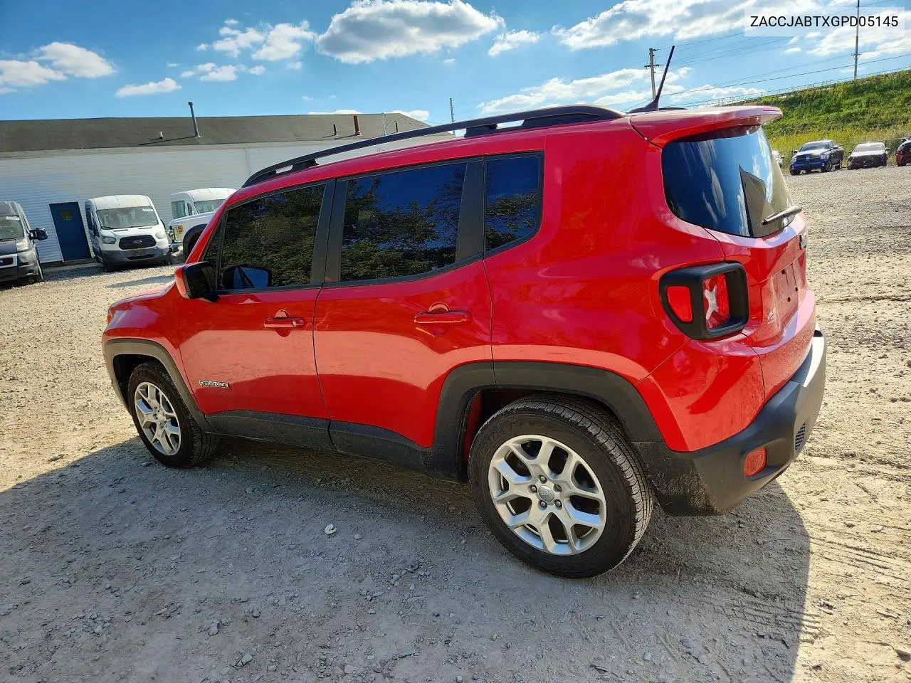 2016 JEEP RENEGADE VIN ZACCJABTXGPD05145 — фото 2