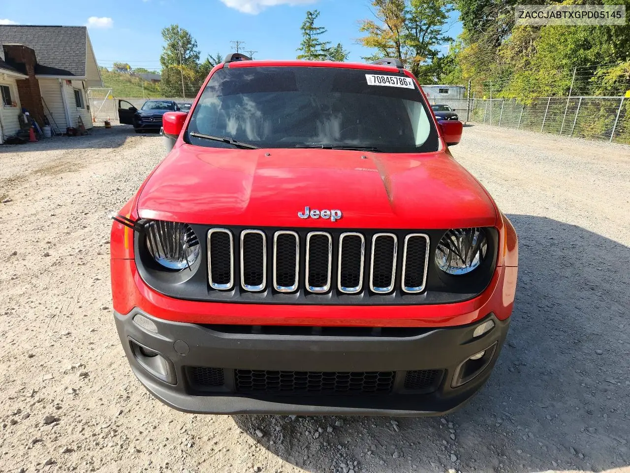 2016 JEEP RENEGADE VIN ZACCJABTXGPD05145 — фото 5