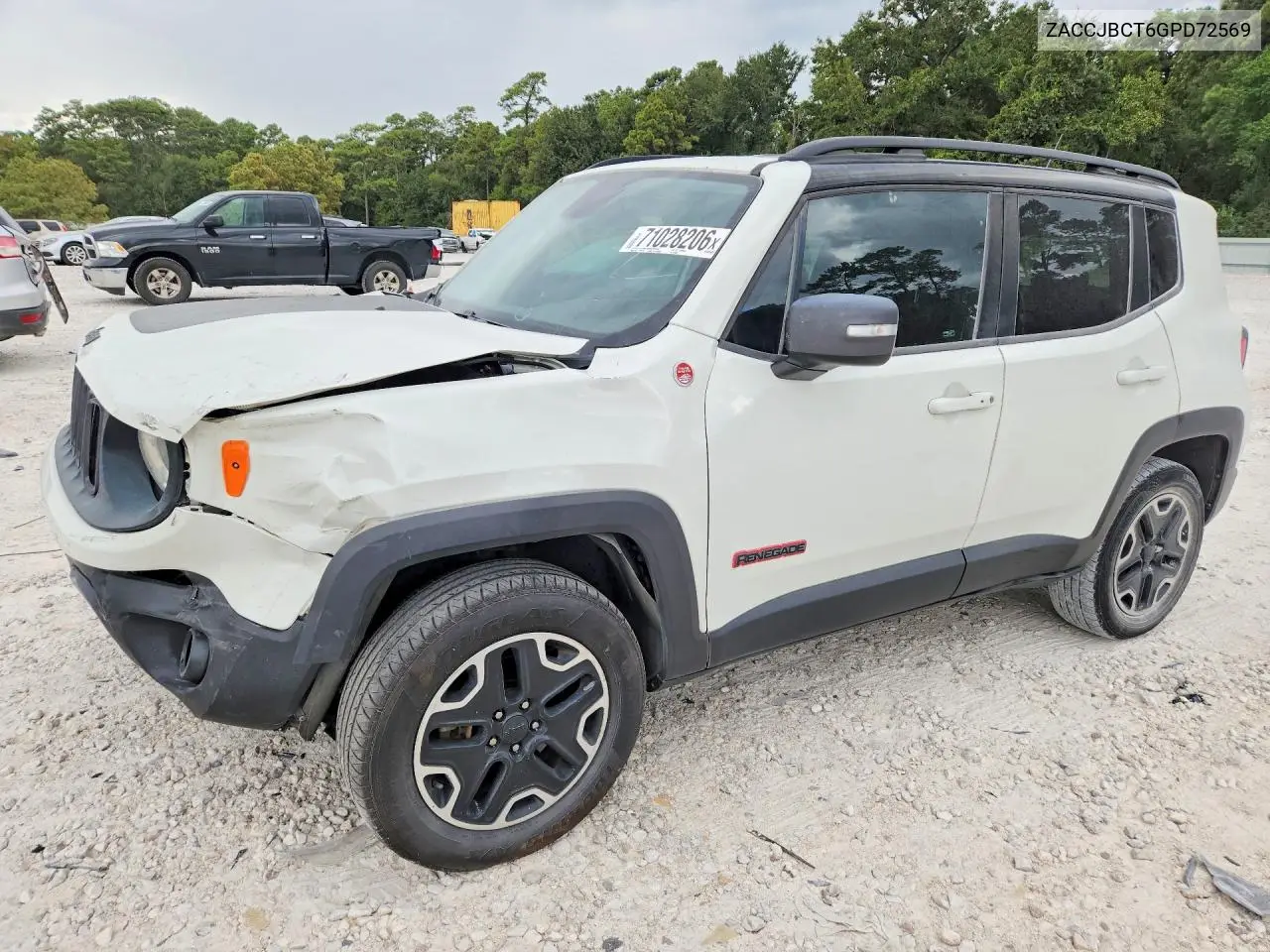 JEEP RENEGADE 2016, VIN ZACCJBCT6GPD72569