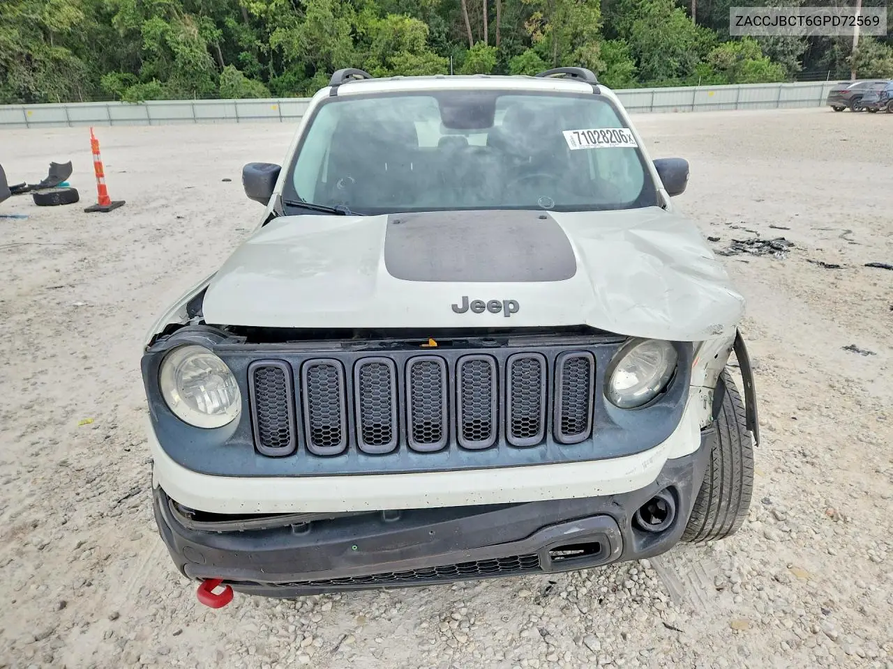 2016 JEEP RENEGADE VIN ZACCJBCT6GPD72569 — фото 5