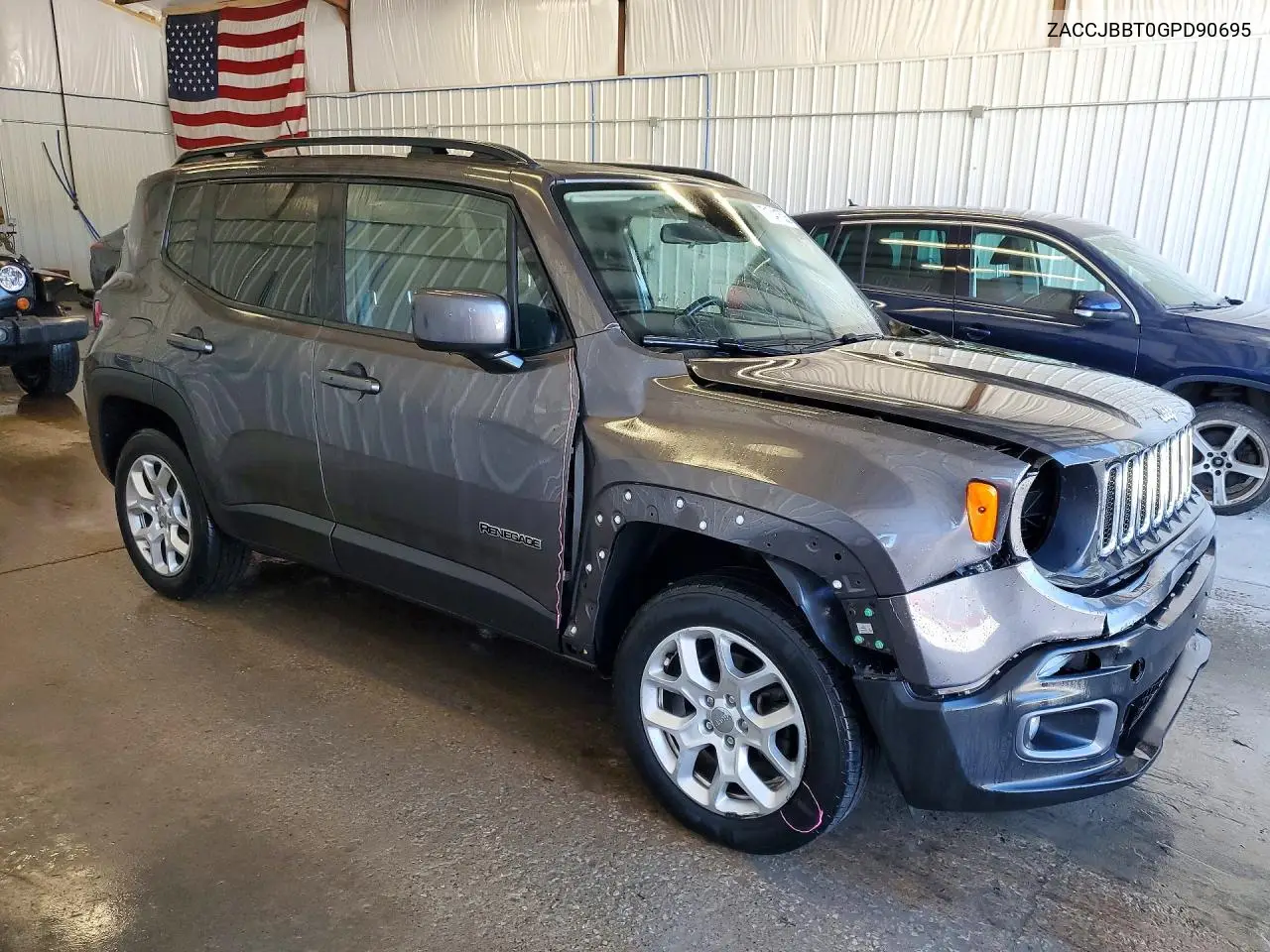 2016 JEEP RENEGADE VIN ZACCJBBT0GPD90695 — фото 4