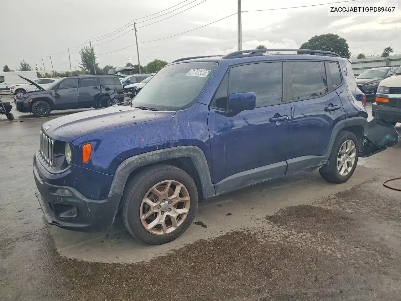 JEEP RENEGADE 2016, VIN ZACCJABT1GPD89467