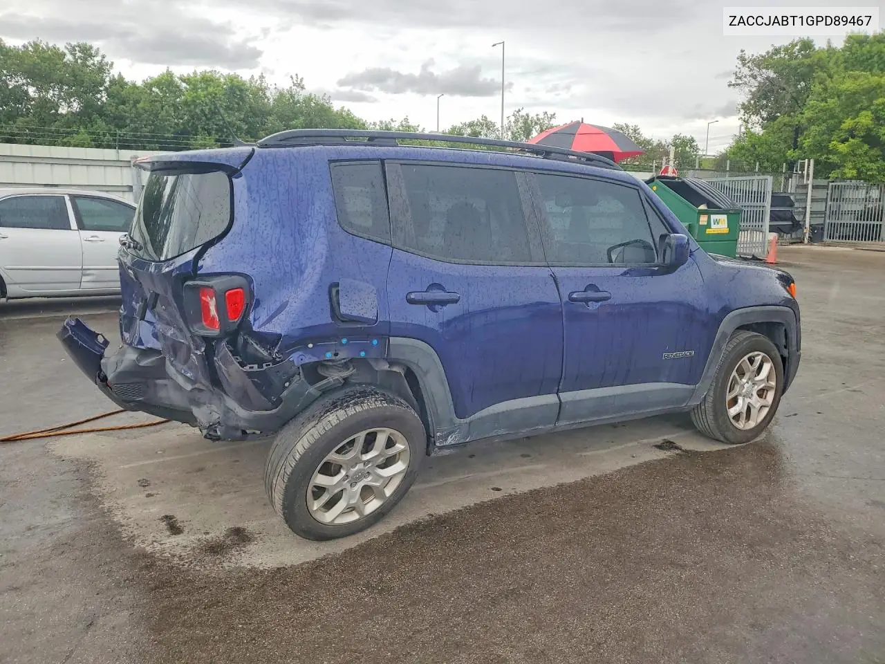 2016 JEEP RENEGADE VIN ZACCJABT1GPD89467 — фото 3