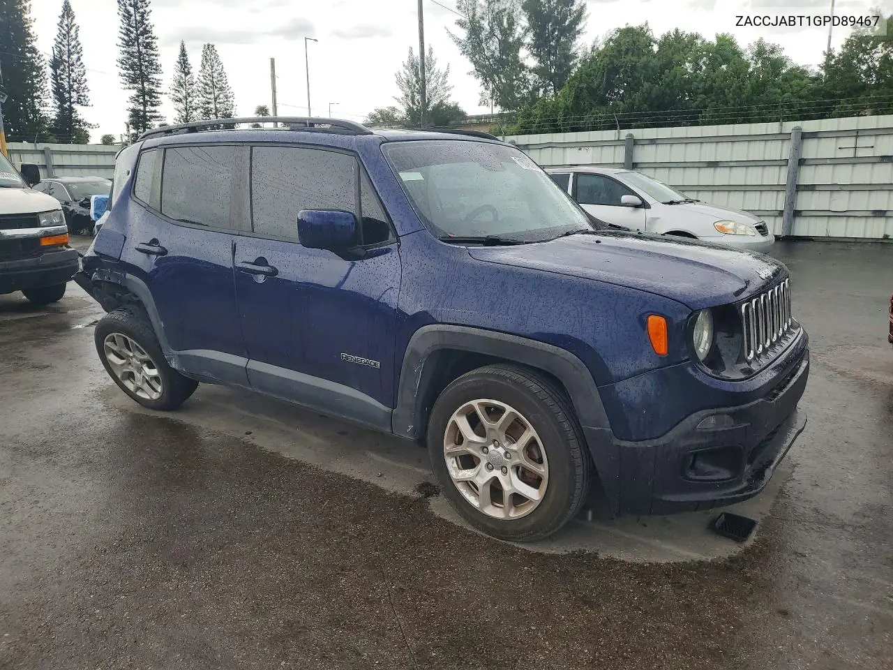 2016 JEEP RENEGADE VIN ZACCJABT1GPD89467 — фото 4