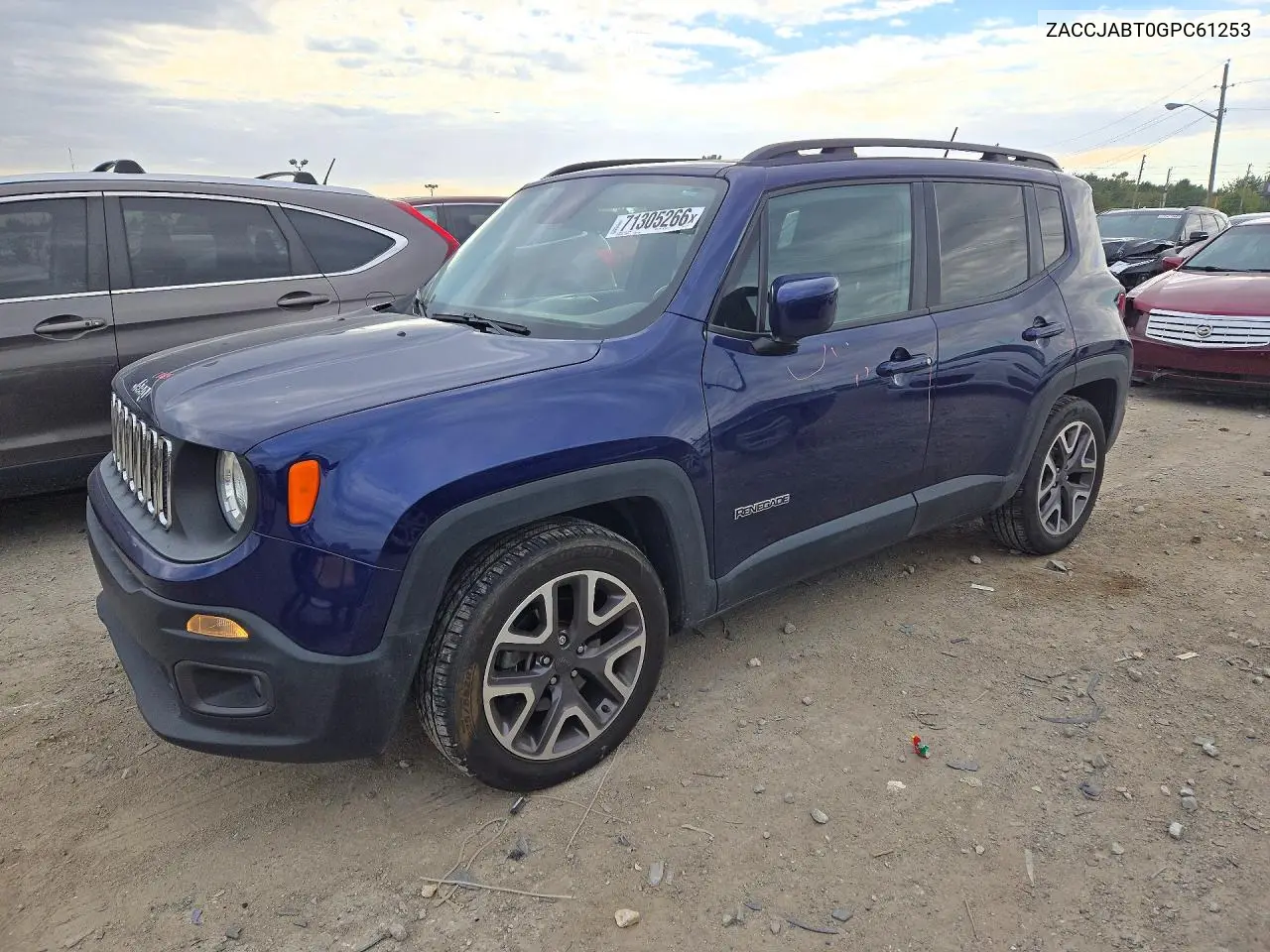 JEEP RENEGADE 2016, VIN ZACCJABT0GPC61253