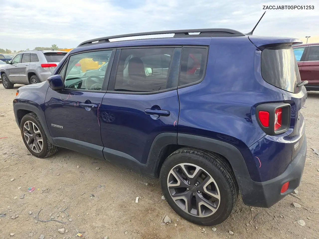 2016 JEEP RENEGADE VIN ZACCJABT0GPC61253 — фото 2